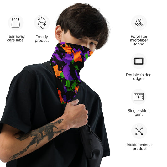 Witch Paint Splatter Rave Bandana