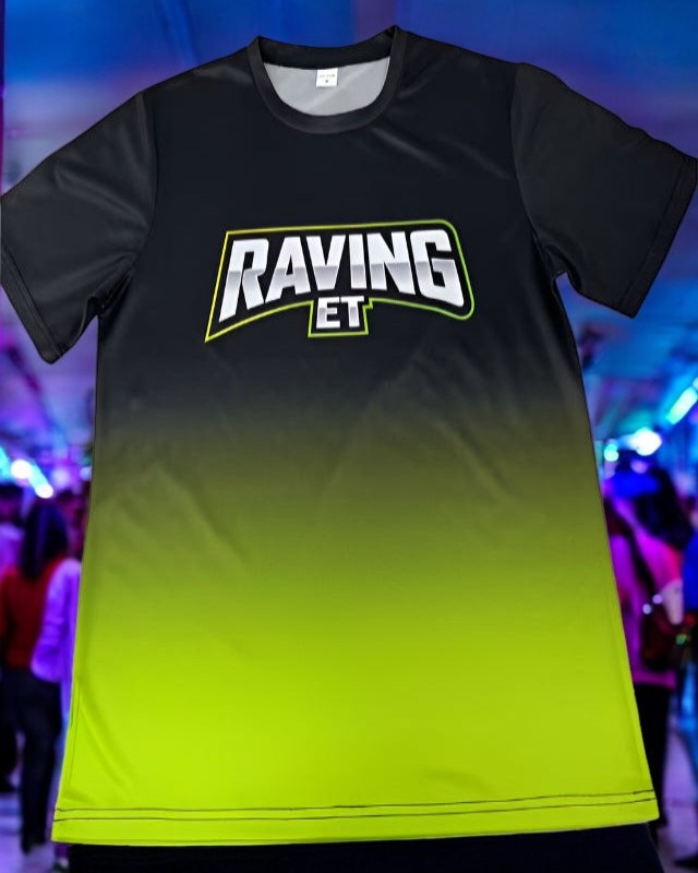 🌈 Gradient Raving ET Tee – Your Aura Just Got Upgraded 👽✨