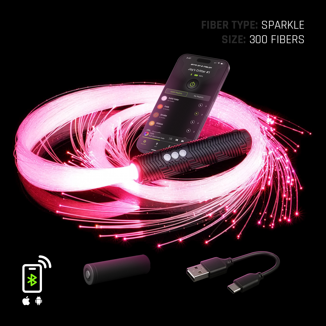 BitWhip Fiber Optic Whip (LED Flow Prop)