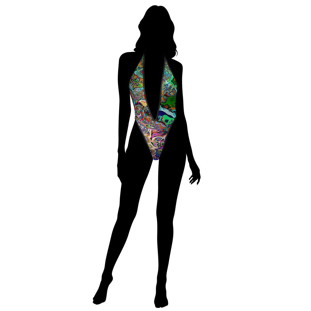 Extreme One-Piece Mesh Revealing Swimwear