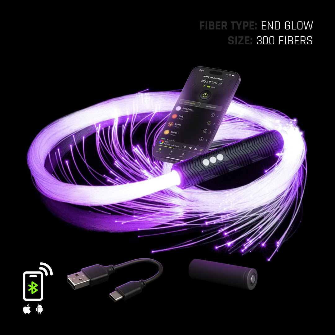 BitWhip Fiber Optic Whip (LED Flow Prop)