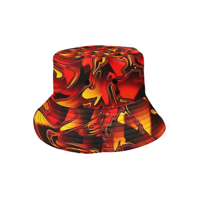 Fire Chromatic Melt Bucket Hat