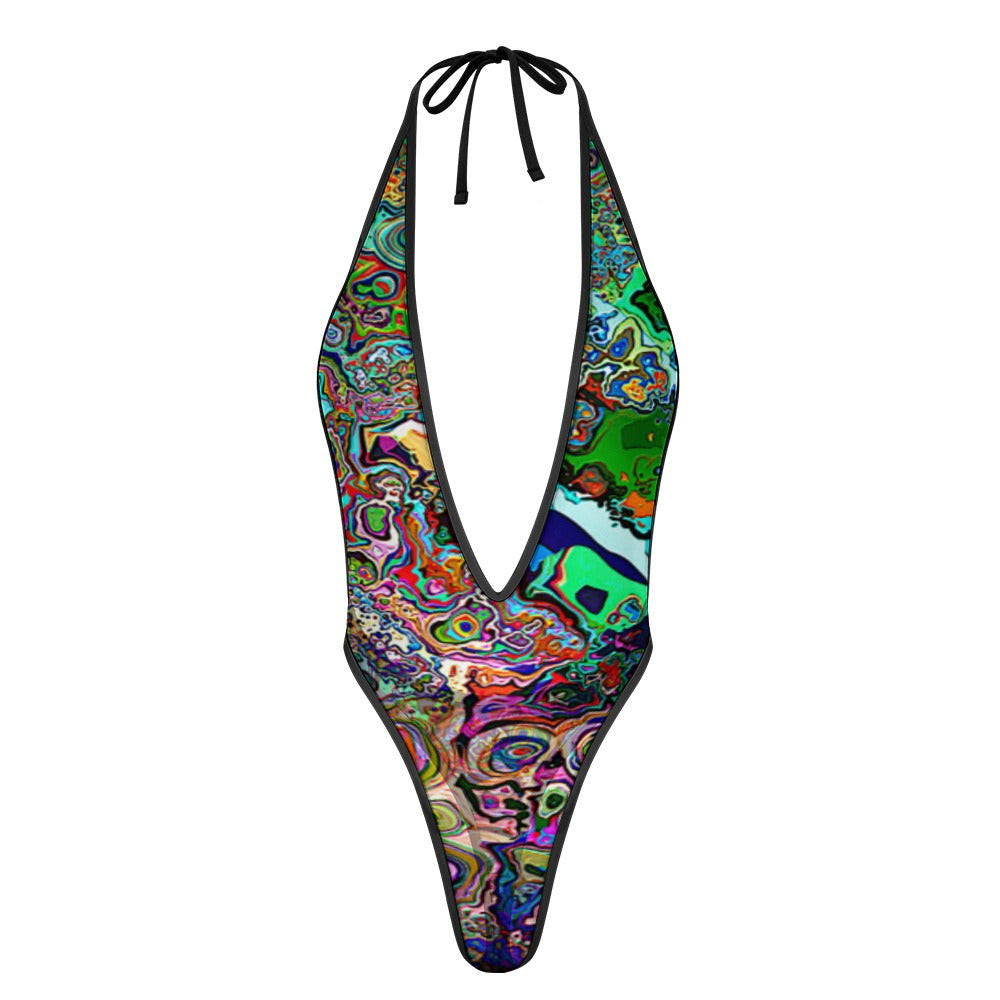Extreme One-Piece Mesh Revealing Swimwear