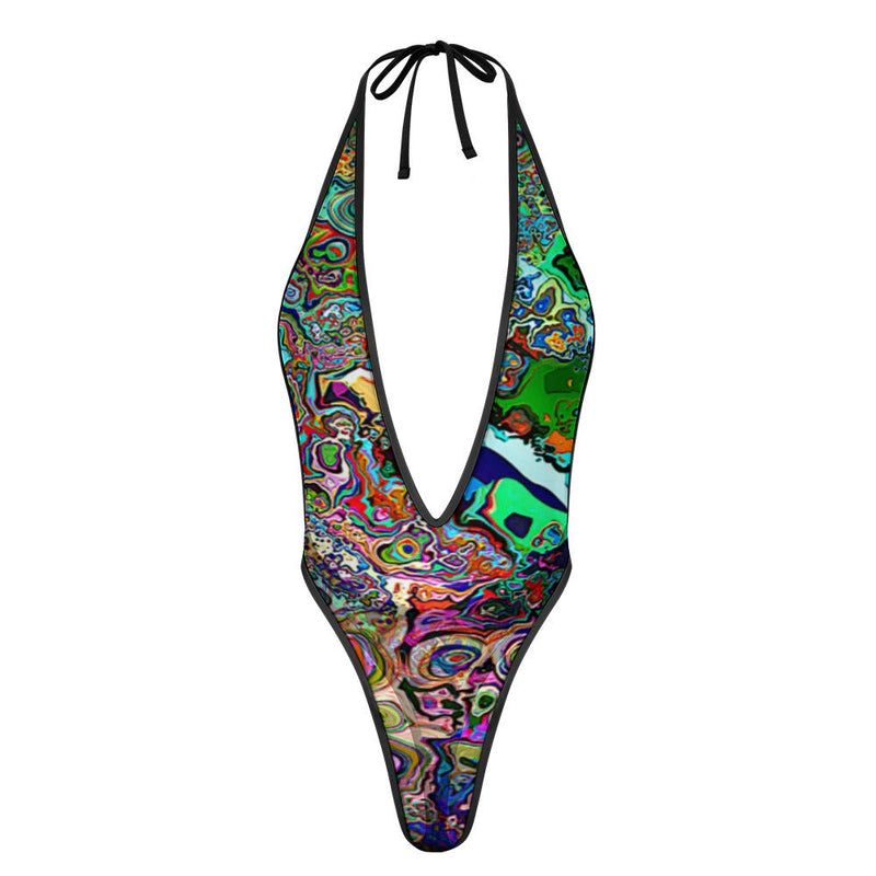 Extreme One-Piece Mesh Revealing Swimwear