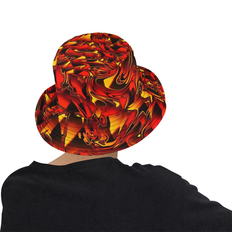 Fire Chromatic Melt Bucket Hat