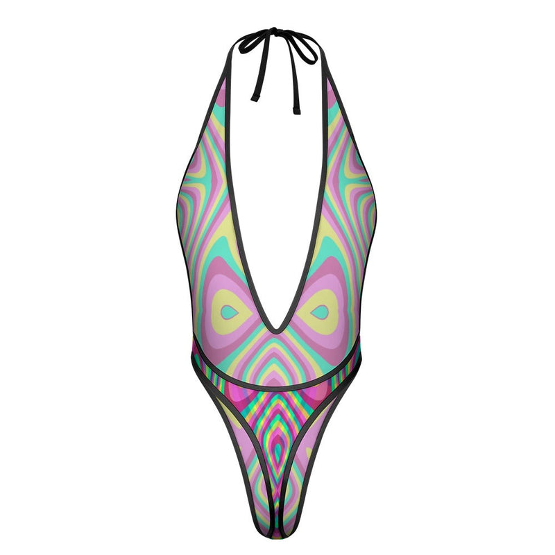 Extreme One-Piece Mesh Revealing Swimwear