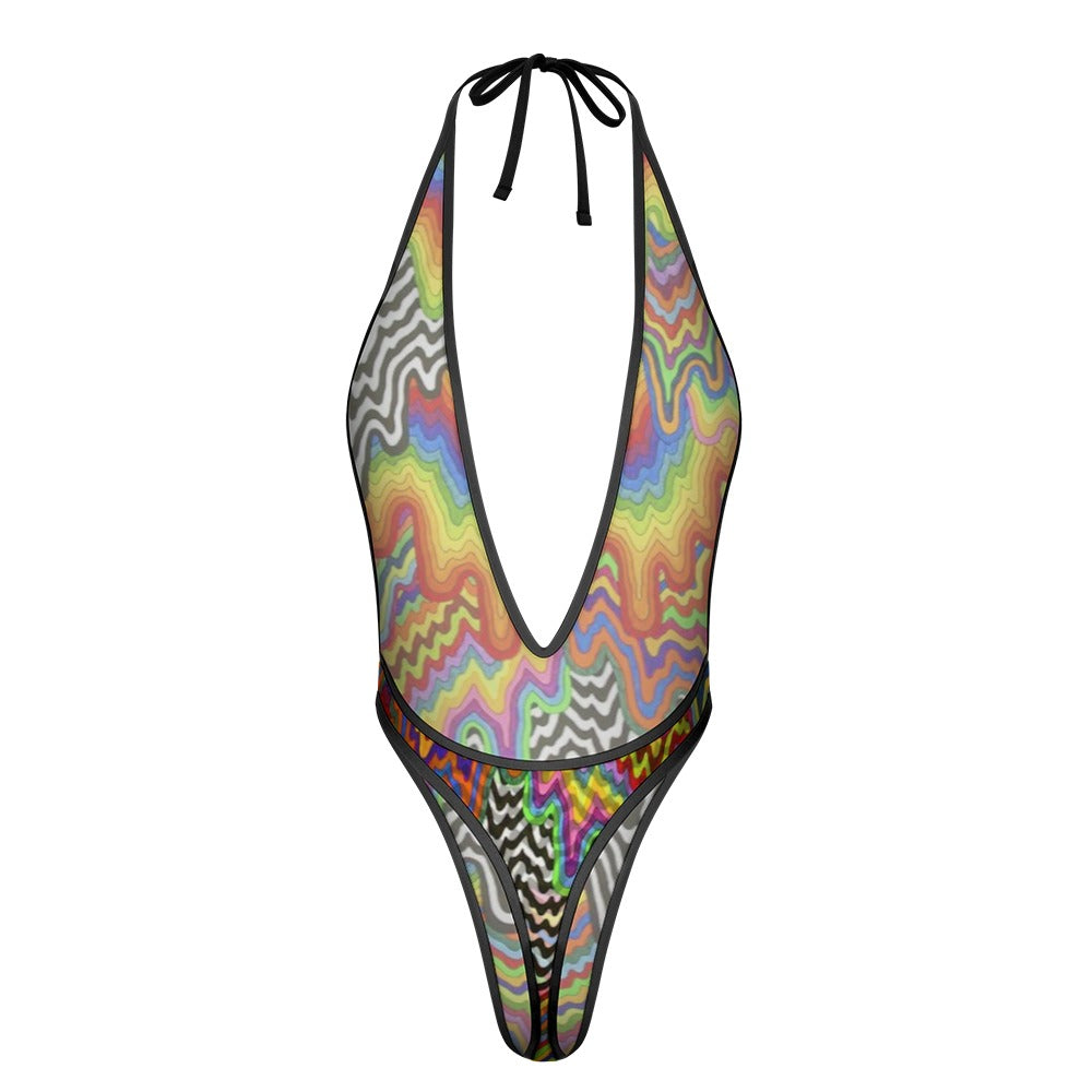 Extreme One-Piece Mesh Revealing Swimwear