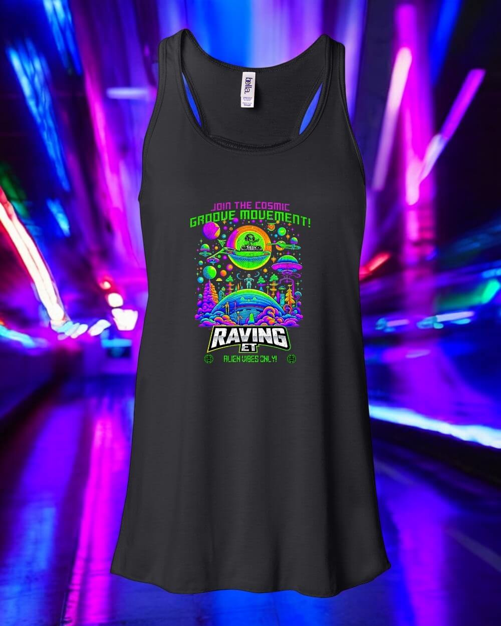 👽 Alien Groove Tee – Join the Cosmic Groove Movement! (F)