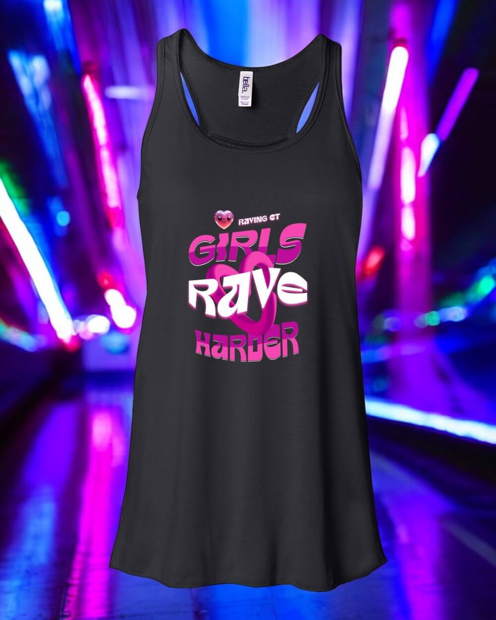 🛸Girls Rave Harder Tank Top (F) 💥