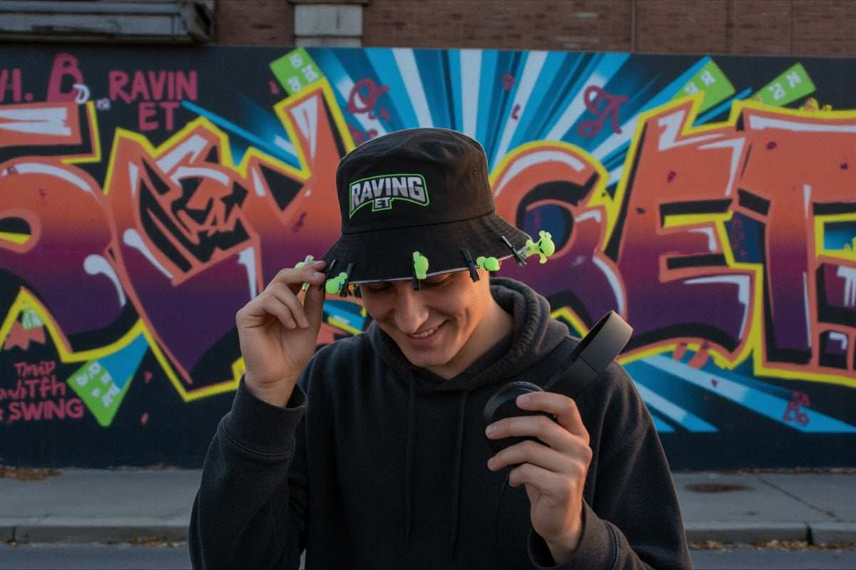 LED Rave Bucket Hat – Light Up the Night!