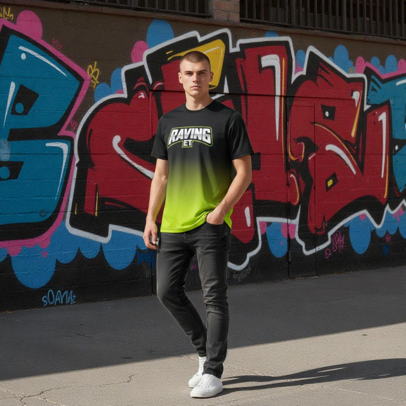 🌈 Gradient Raving ET Tee – Your Aura Just Got Upgraded 👽✨