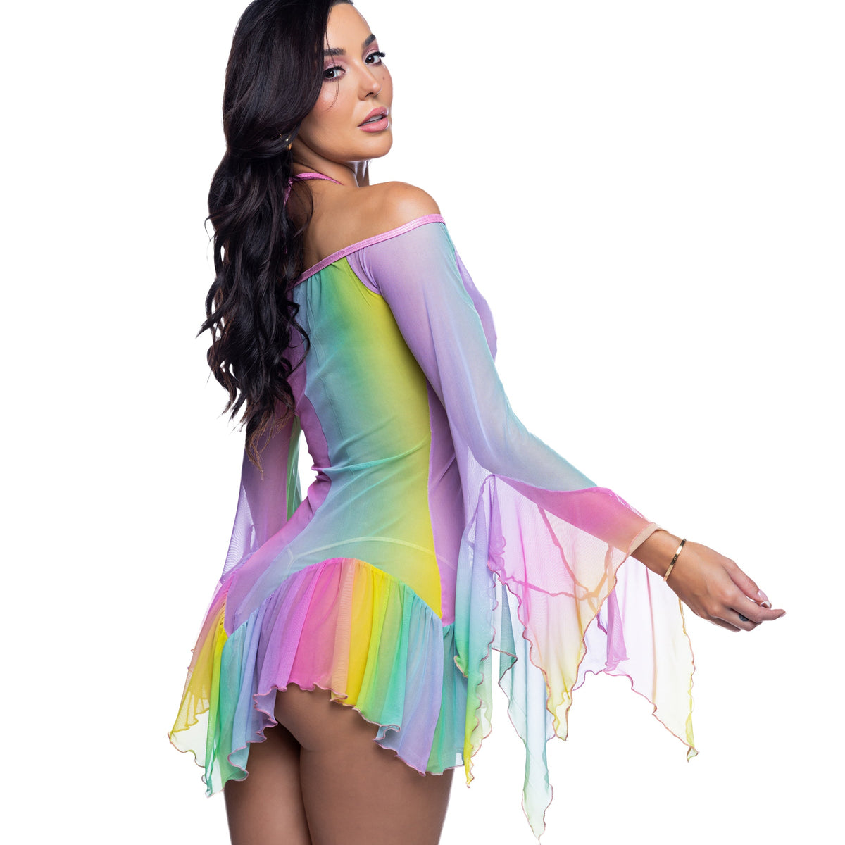 Flow Dress Bell Sleeve
