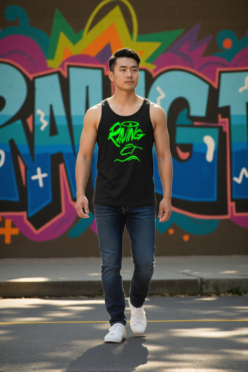 🛸 RavingET Sleeveless – Beam Me Up, I'm Lit 👽🔥