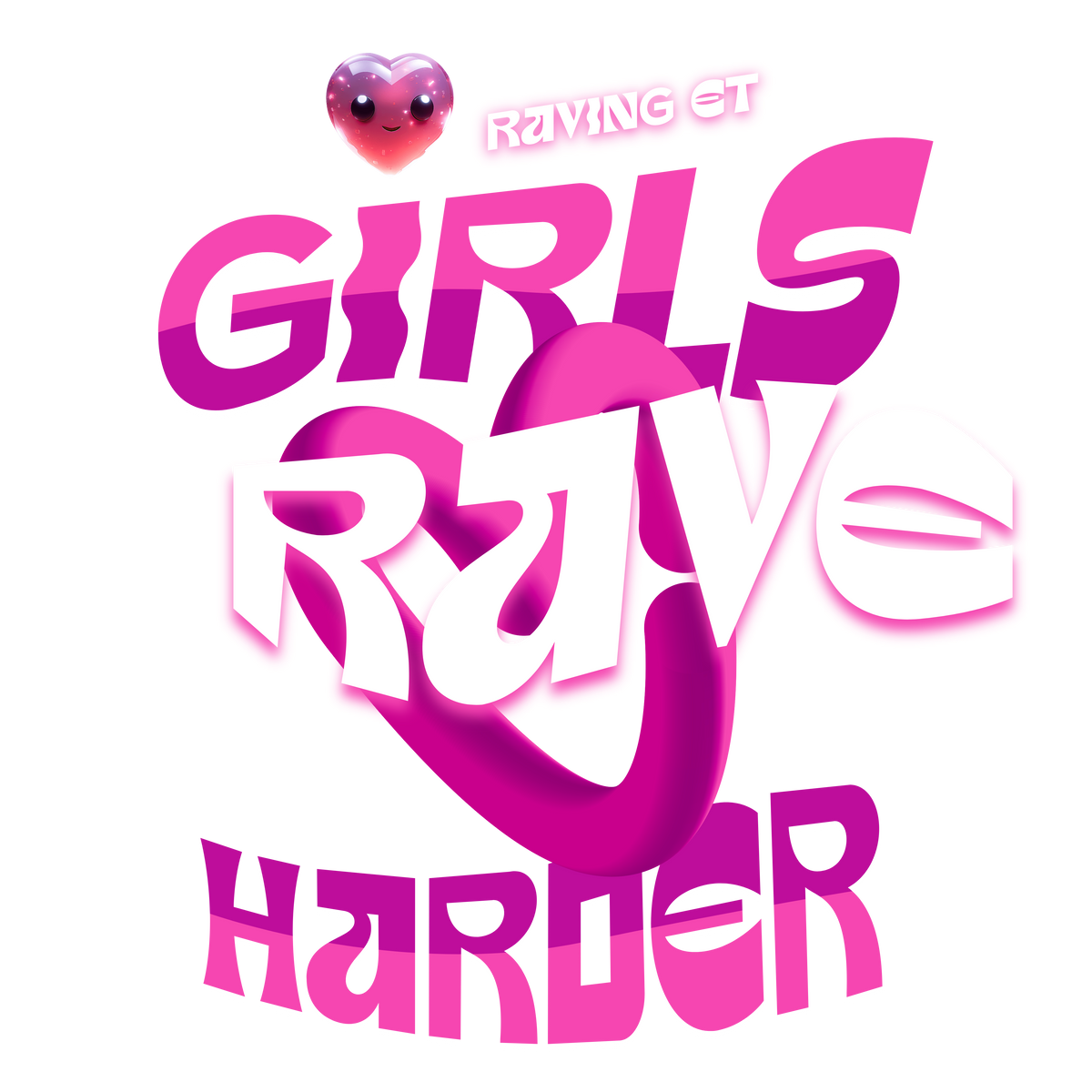 🛸Girls Rave Harder Tank Top (F) 💥