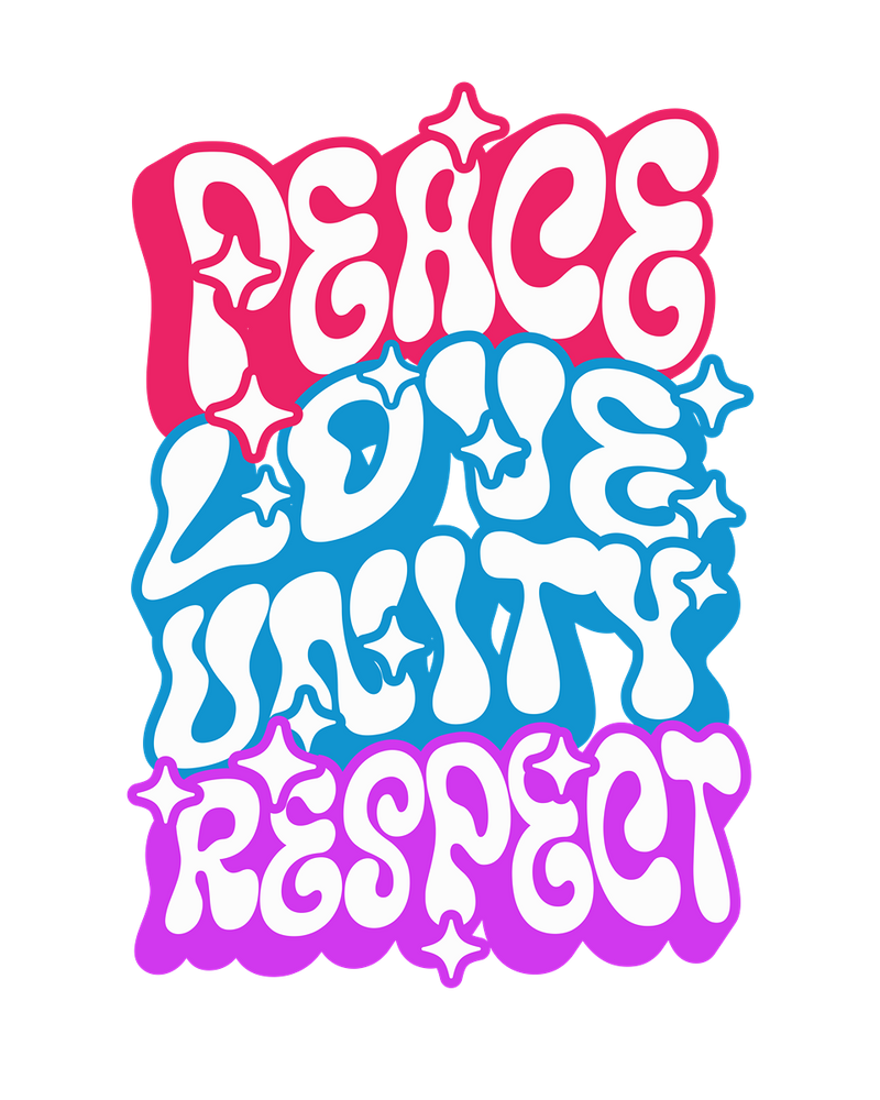 🌈 PLUR Tee – Wear the Vibe, Live the Message ✌️💖(F)