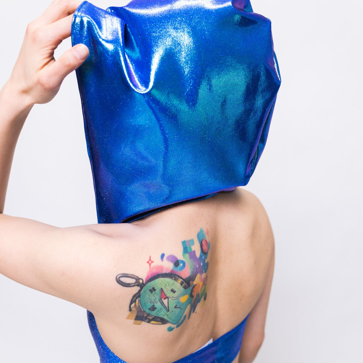 Strap Halter Top with Hood