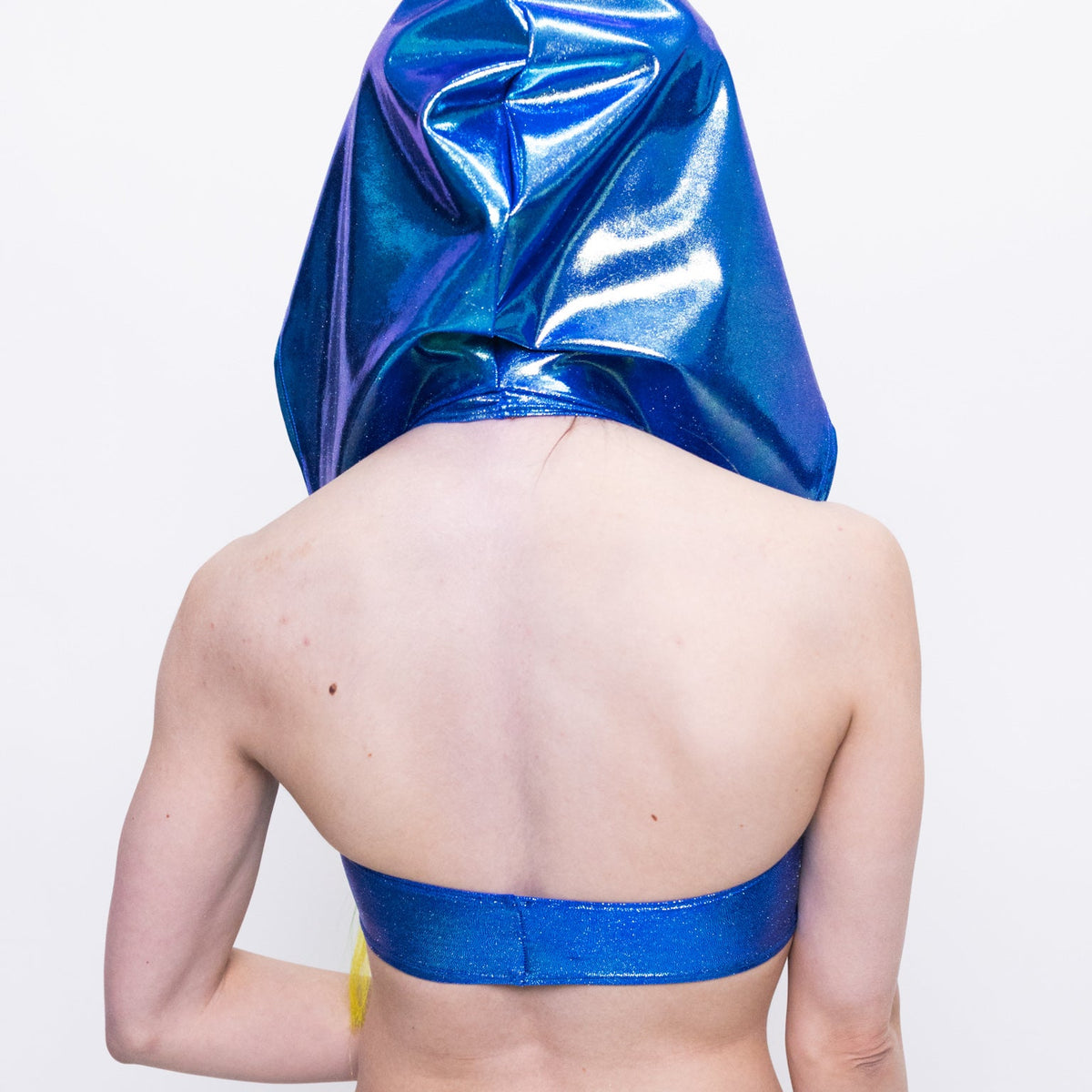 Strap Halter Top with Hood