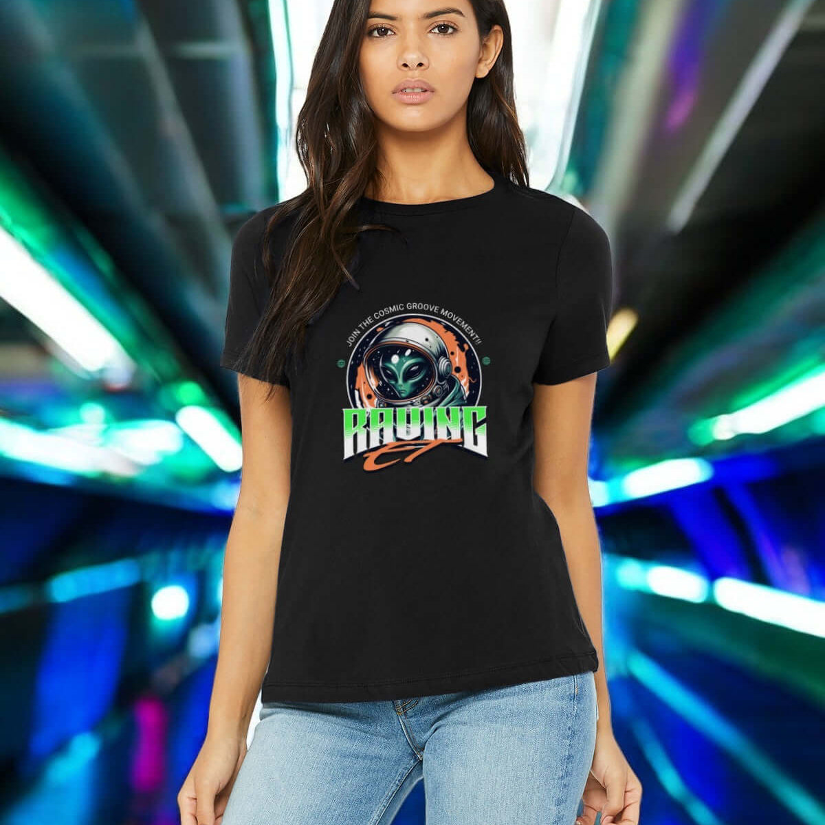 👽 Space Alien Tee – Get Beamed Up in Style 🌌💫(F)