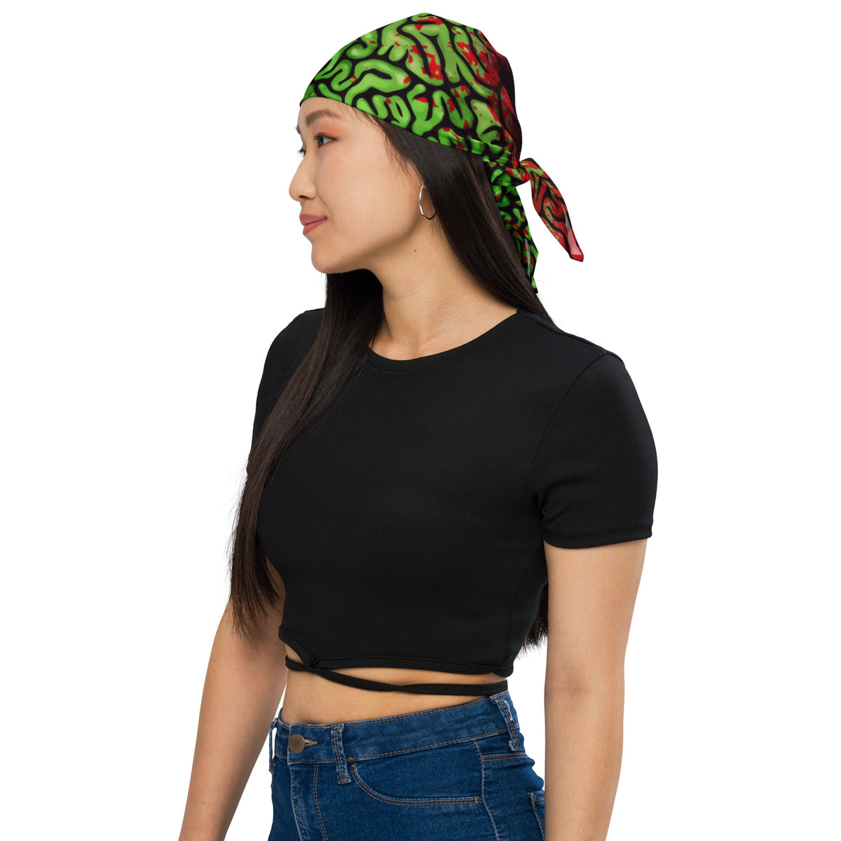 Bloody Green Brains Rave Bandana