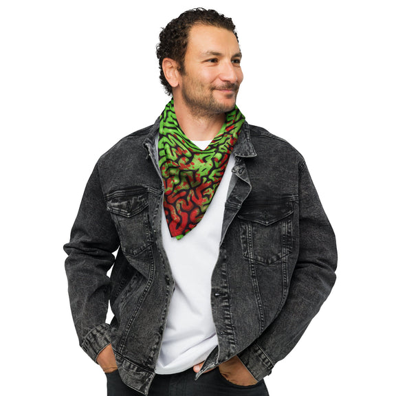 Bloody Green Brains Rave Bandana