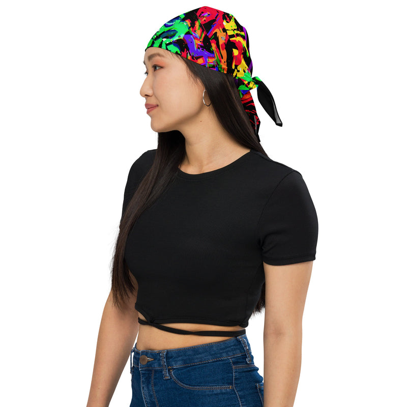 80s Graffiti Rave Bandana