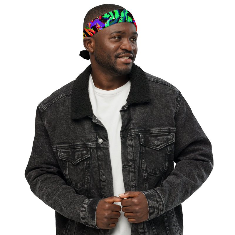 80s Graffiti Rave Bandana
