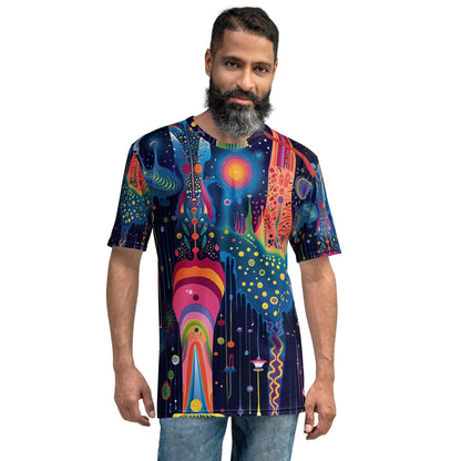 Trippy Abstract Festival T-Shirt for Music Lovers
