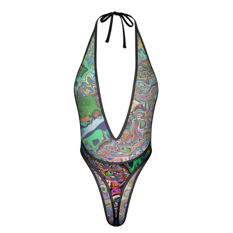 Extreme One-Piece Mesh Revealing Swimwear