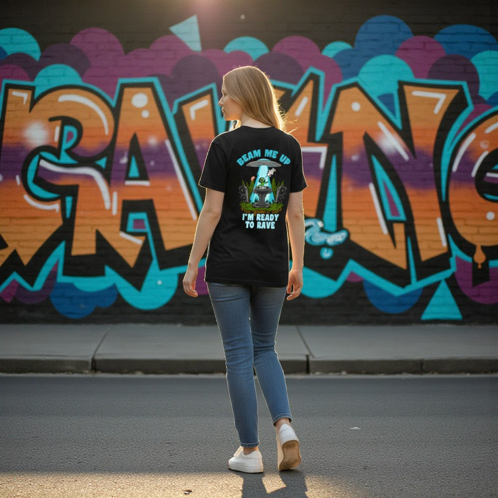 👽 Beam Me Up Tee: Ascend in Style 🚀✨(F)