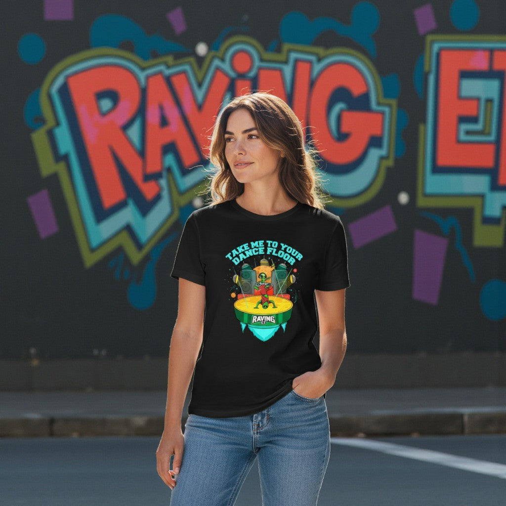 Dance Floor Tee: Made to Move, Built to Beam 👟👽(F)