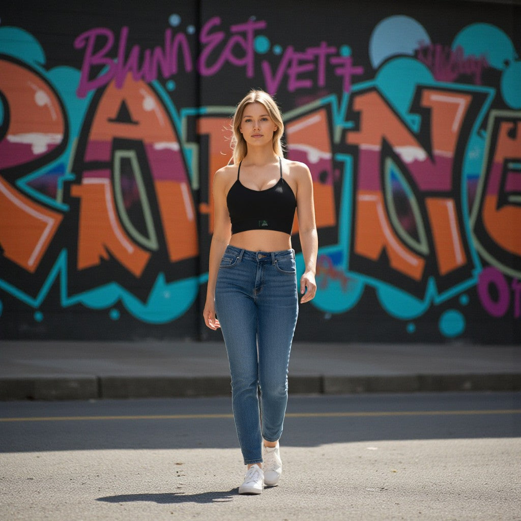 Cross Back Rib Padded Sports Bra: Built for Beats, Not Basic Moves