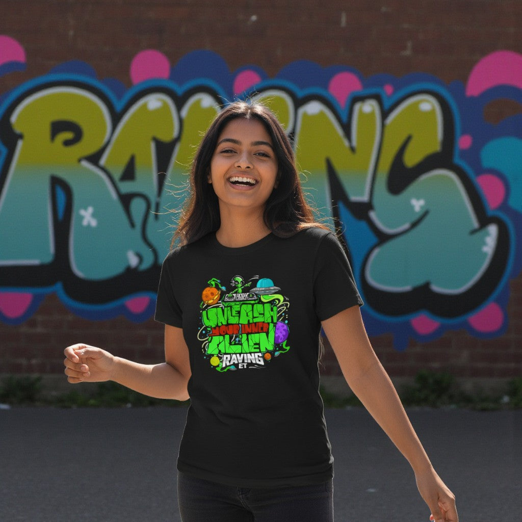 👽 Inner Alien Tee – Stay Weird, Beam Loud 🚀✨(F)