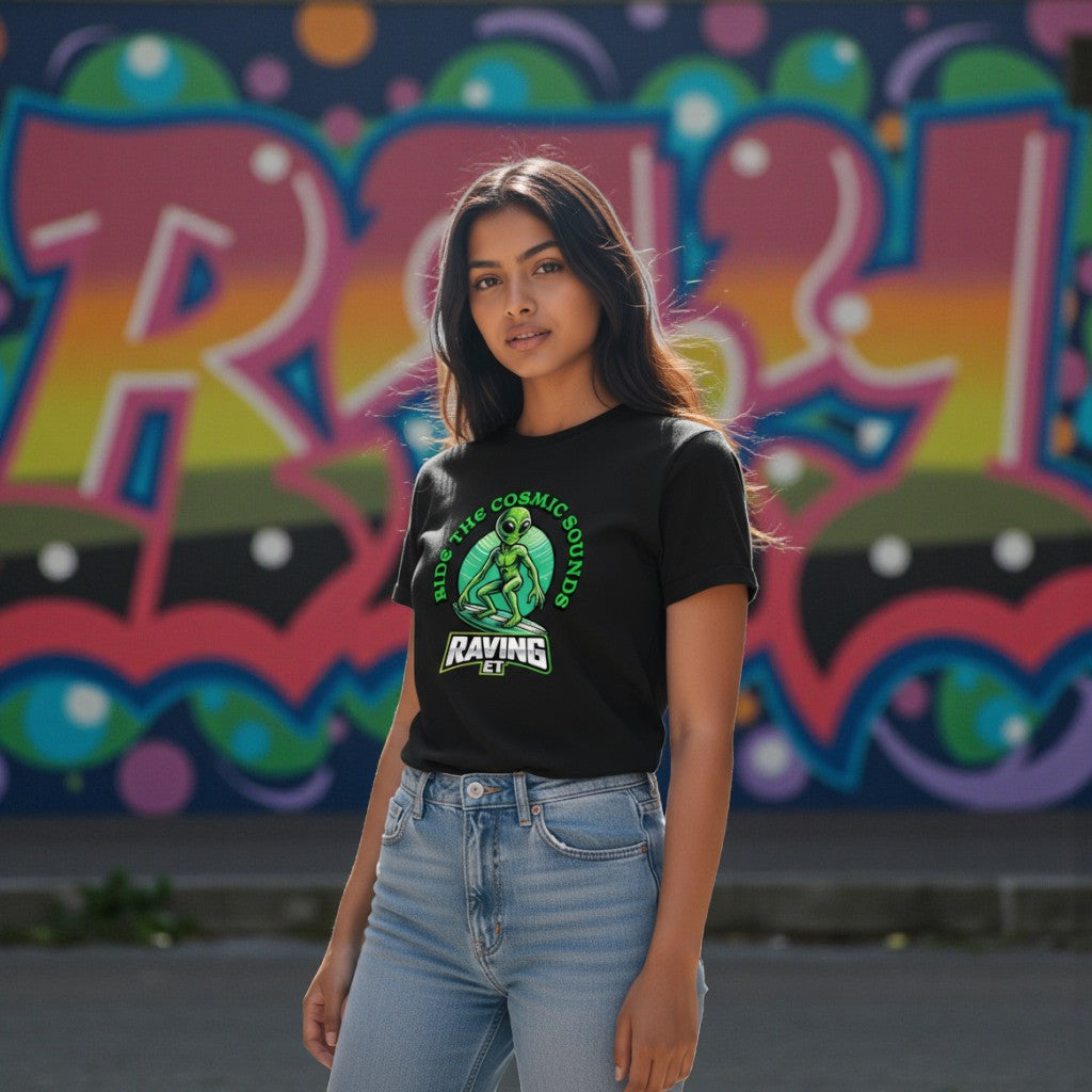 SURF Tee – Catch the Cosmic Waves (F)